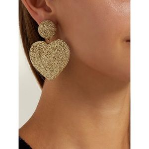 BNWT Rebecca de Ravenel Cora Earrings in gold